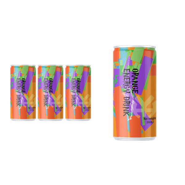 Orange Flavor Energy Drink (1450)