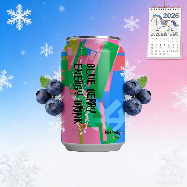 Blueberry Flavor Energy Drink (1574)