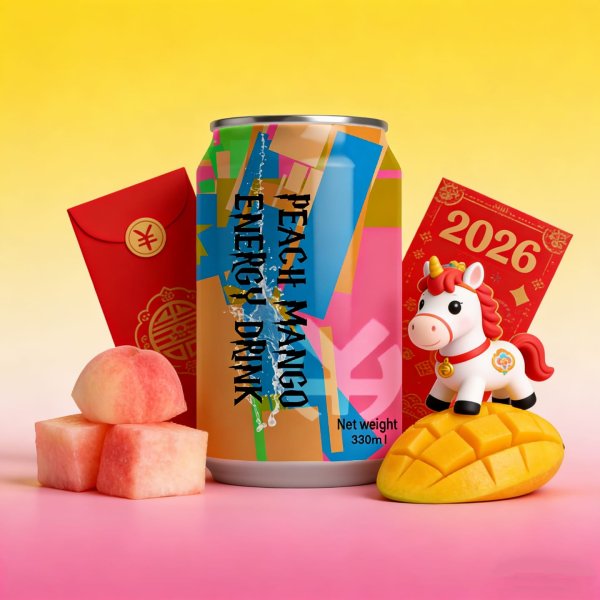 Peach Mango Flavor Energy Drink (1548)