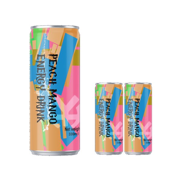 Peach Mango Flavor Energy Drink (1355)