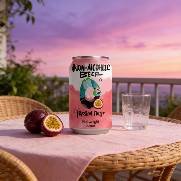 Passion Fruit Flavored Non-alcoholic Beer (1709)