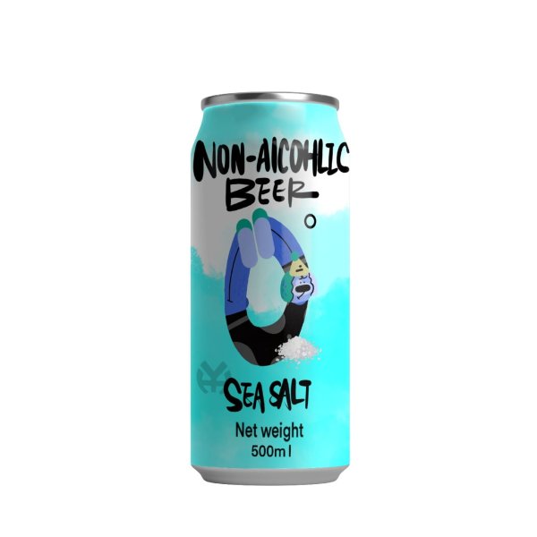Sea Salt Flavored Non-alcoholic Beer