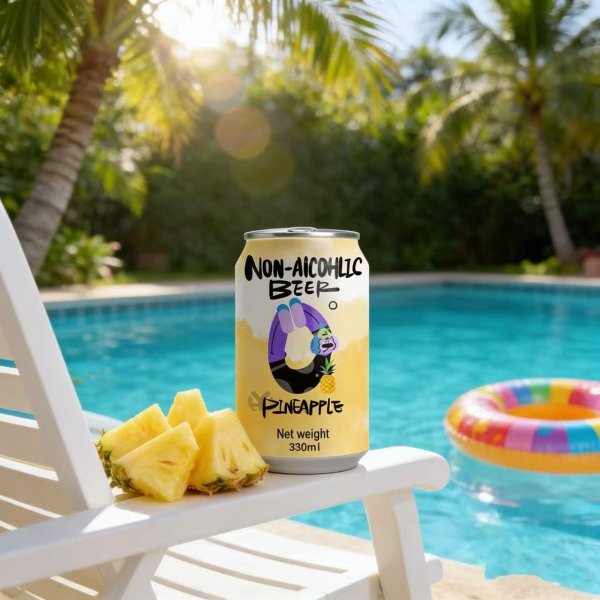 Pineapple Flavored Non-alcoholic Beer (1699)