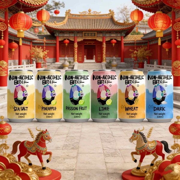 Passion Fruit Flavored Non-alcoholic Beer (1704)