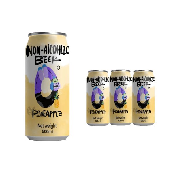 Pineapple Flavored Non-alcoholic Beer (1787)