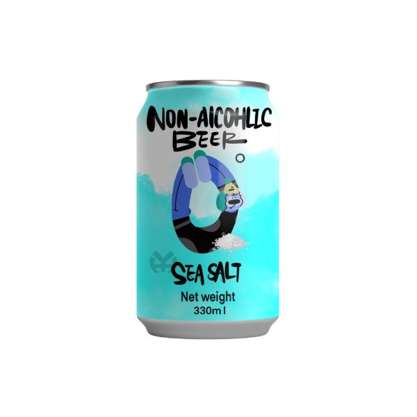 Sea Salt Flavored Non-alcoholic Beer