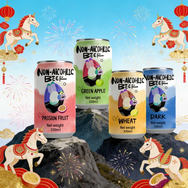 Wheat-flavored Non-alcoholic Beer (1640)