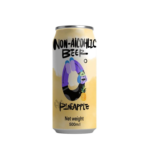 Pineapple Flavored Non-alcoholic Beer