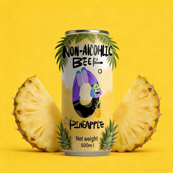 Pineapple Flavored Non-alcoholic Beer (1790)