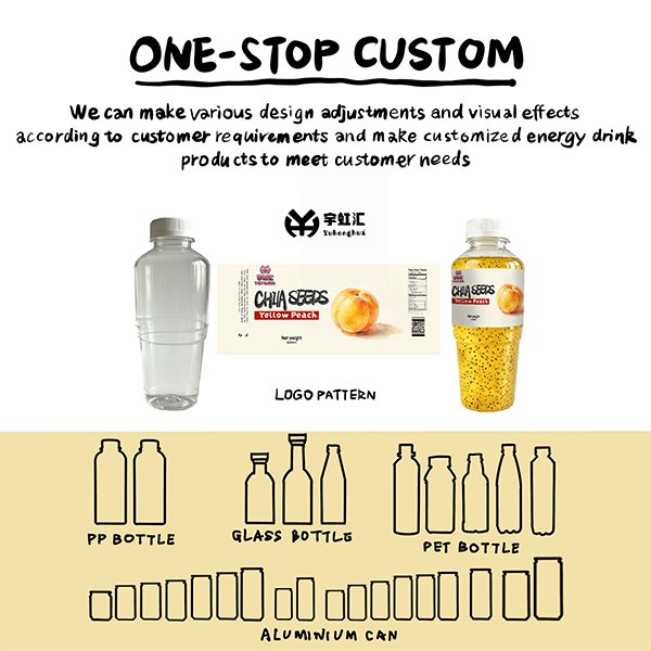 Peach Flavored Chia Seed Juice (2889)