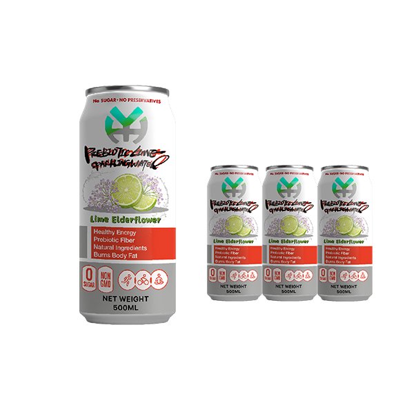  Lime Elderflower Prebiotic Sparkling Water (2900)
