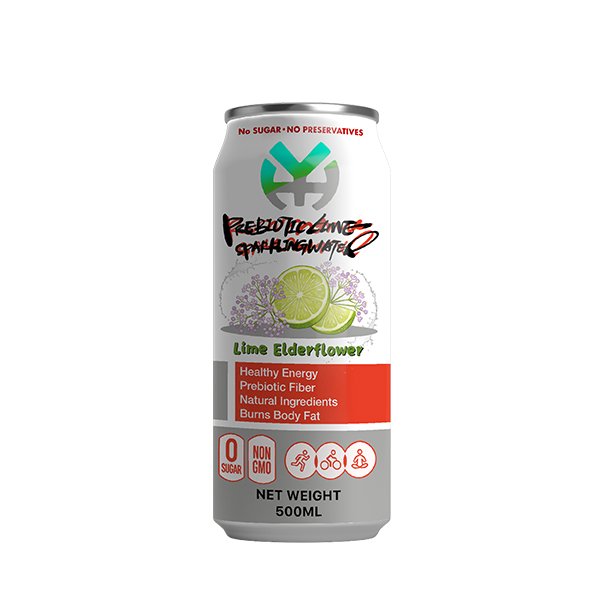  Lime Elderflower Prebiotic Sparkling Water