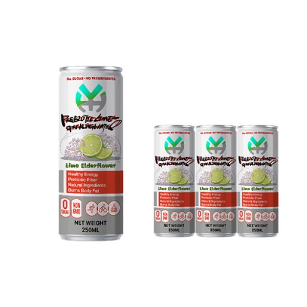 Slim 250 Lime Elderflower Prebiotic Sparkling Water (2961)