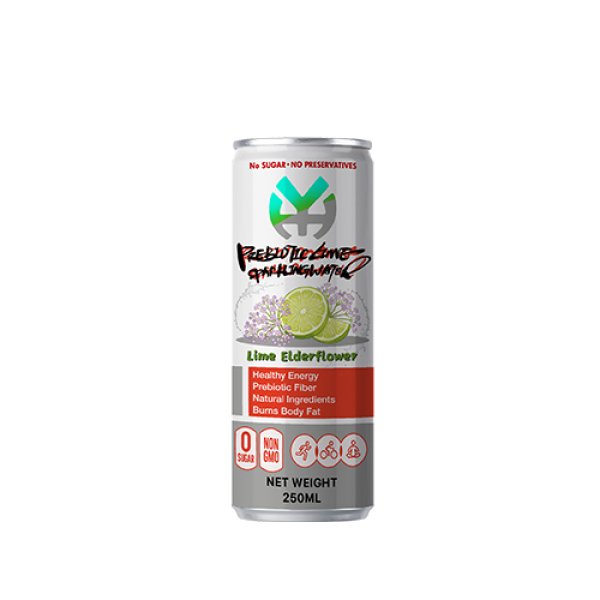 Slim 250 Lime Elderflower Prebiotic Sparkling Water