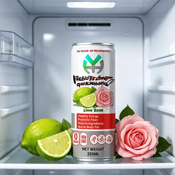 Slim 250 Lime Rose Prebiotic Sparkling Water (2975)