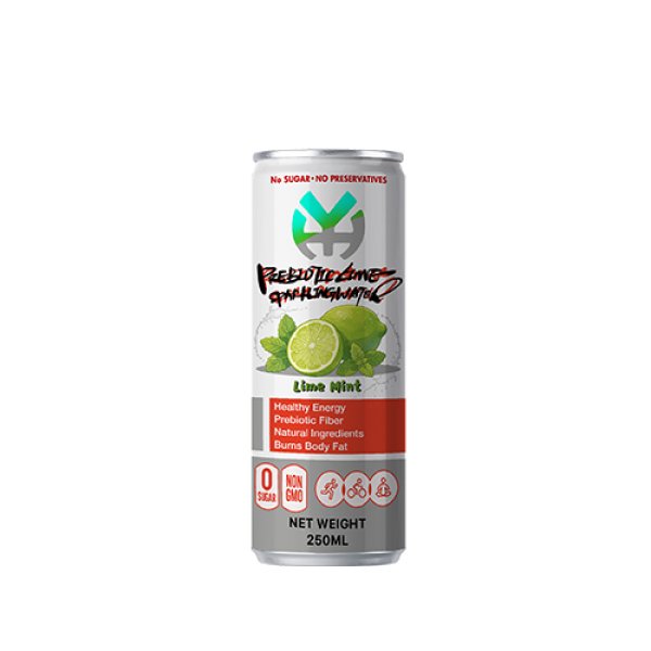Slim 250 Lime Mint Prebiotic Sparkling Water