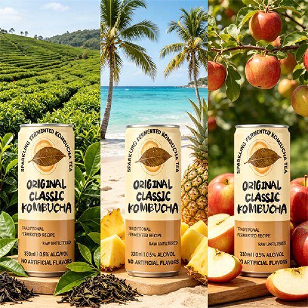 Sleek330 Original Sparkling Kombucha (3027)