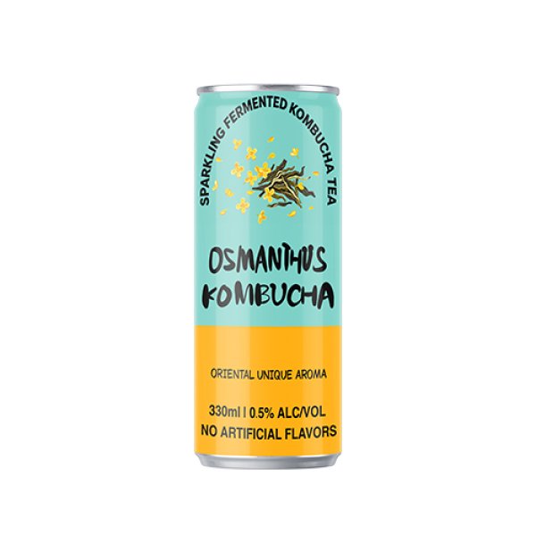 Sleek330 Osmanthus Sparkling Fermented Kombucha (3045)