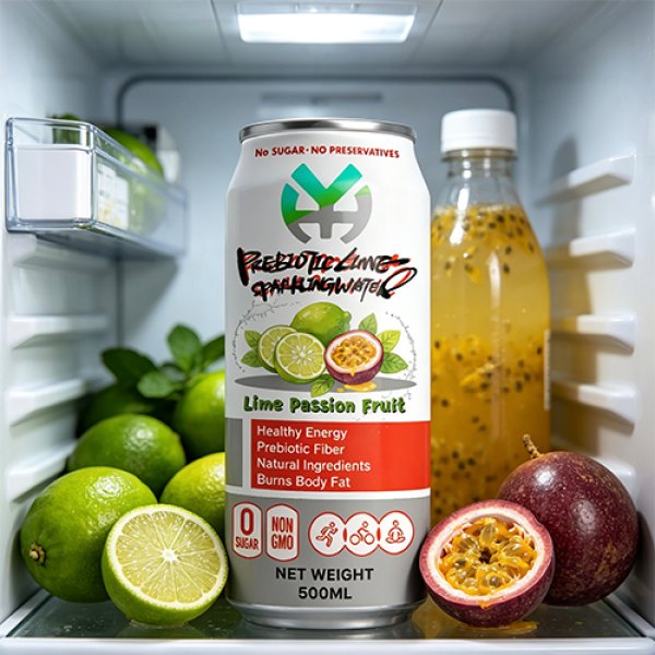 Standard 500 Lime Passion Fruit Prebiotic Sparkling Water (3150)