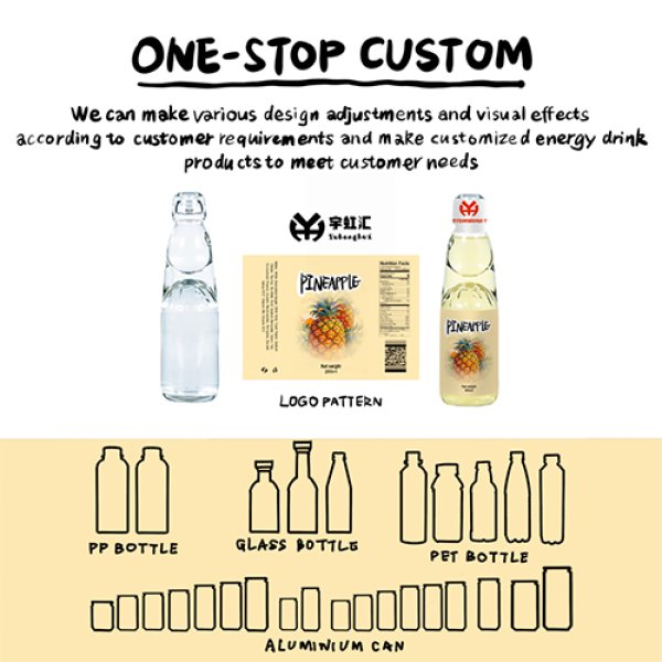 Pineapple Flavor Marble Soda (3112)