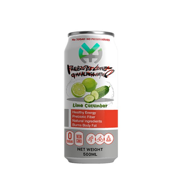 Standard 500 Lime Cucumber Prebiotic Sparkling Water