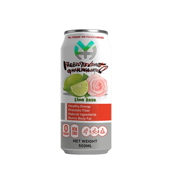 standard 500 Lime Rose Prebiotic Sparkling Water (3135)