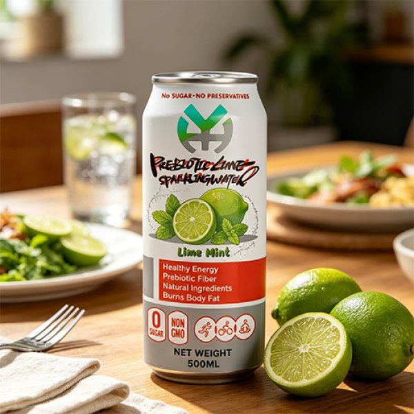 Standard 500 Lime Mint Prebiotic Sparkling Water (3151)