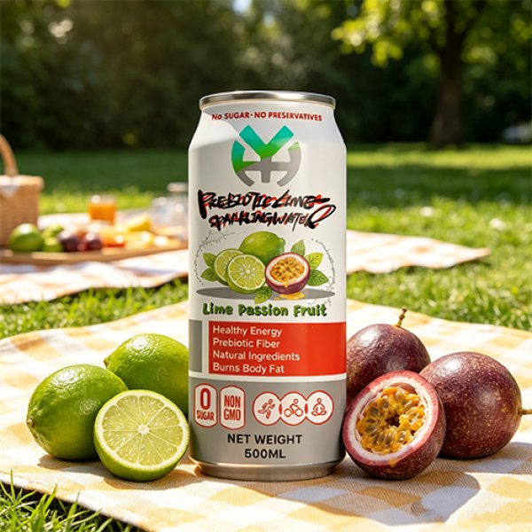 Standard 500 Lime Passion Fruit Prebiotic Sparkling Water (3146)