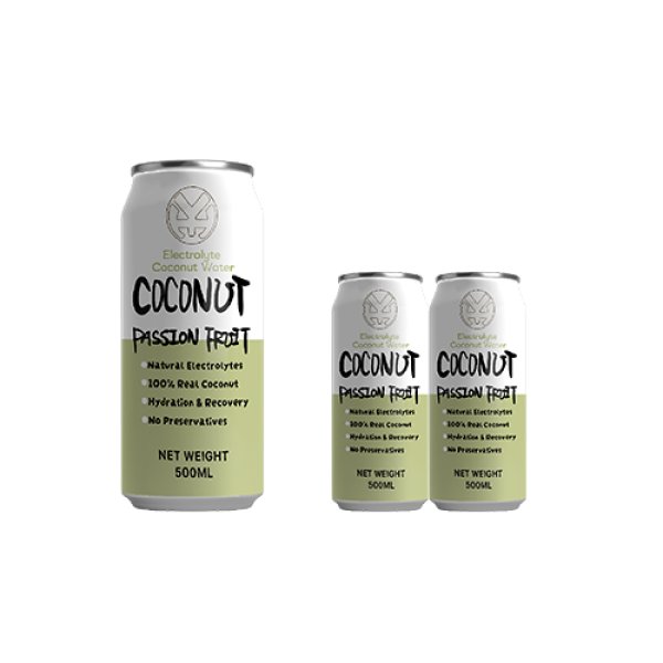 Standard 500 Coconut  Passion Fruit Electrolyte Coconut Water (3232)