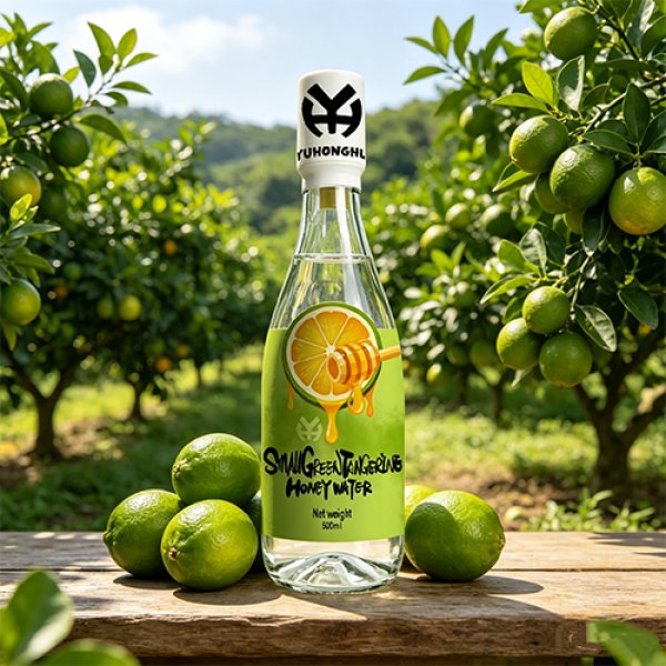 500ml PET Separate Green Tangerine Flavored Honey Water (3237)