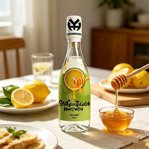 500ml PET Separate Green Tangerine Flavored Honey Water (3236)