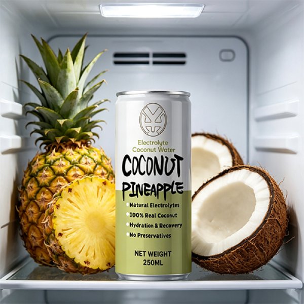 Slim 250 Coconut Pineapple Electrolyte Coconut Water (3192)