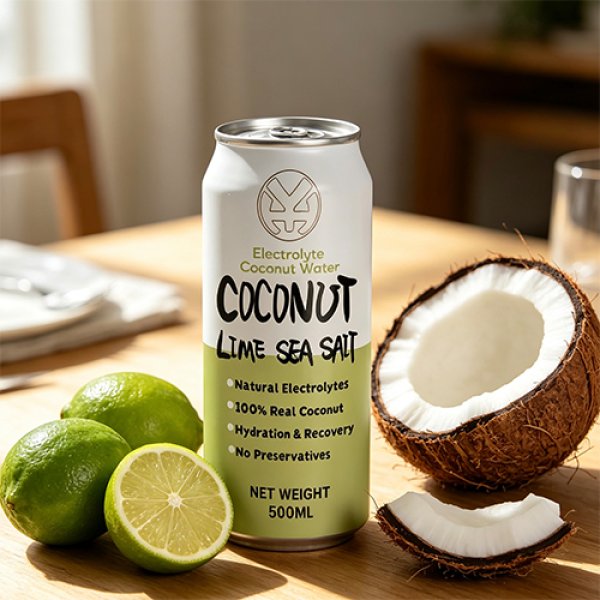 Standard 500 Lime Sea Salt Electrolyte Coconut Water (3209)