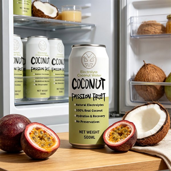 Standard 500 Coconut  Passion Fruit Electrolyte Coconut Water (3231)
