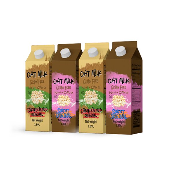1.89L Gable Top Carton Unsweetened Original Oat Milk (3377)