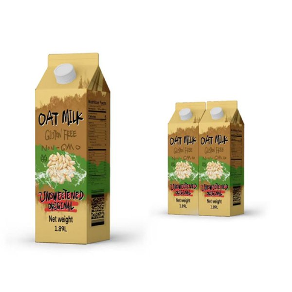 1.89L Gable Top Carton Unsweetened Original Oat Milk (3383)