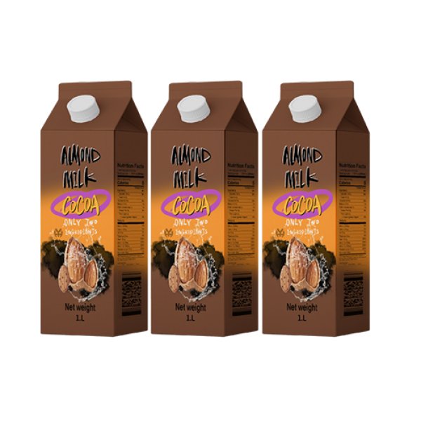 1L Gable Top Carton Cocoa Almond Milk (3371)