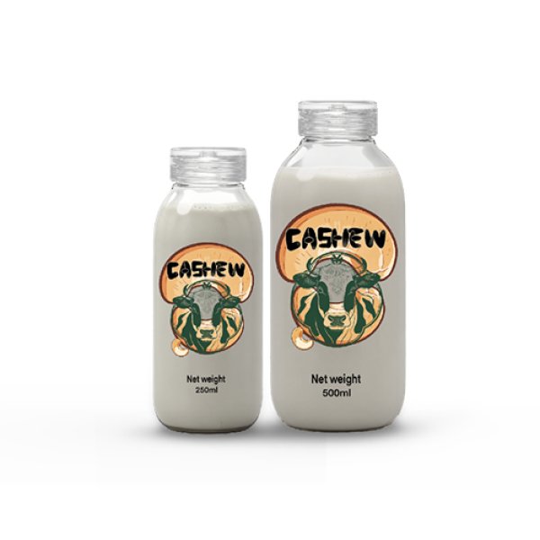 500ml Glass Bottle Cashew Milk (3405)