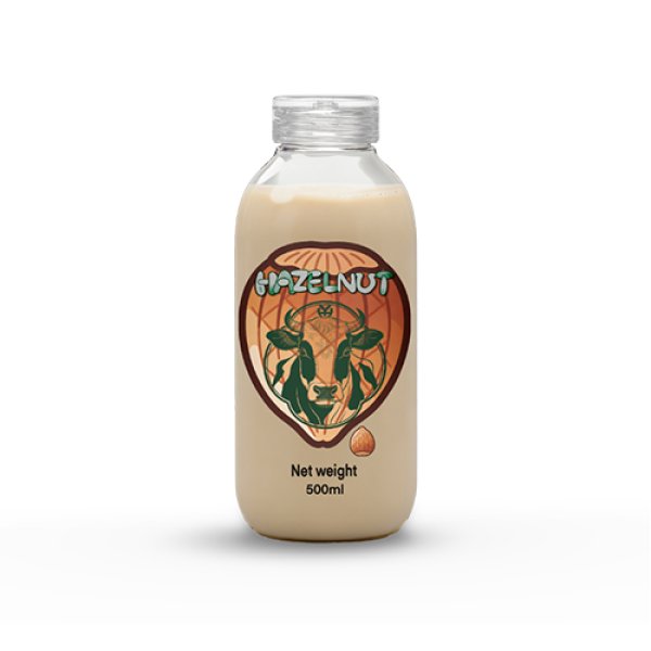 500ml Glass Bottle Hazelnut Milk (3385)