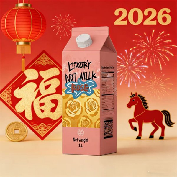 1L Gable Top Carton Rose Nut Milk (3309)