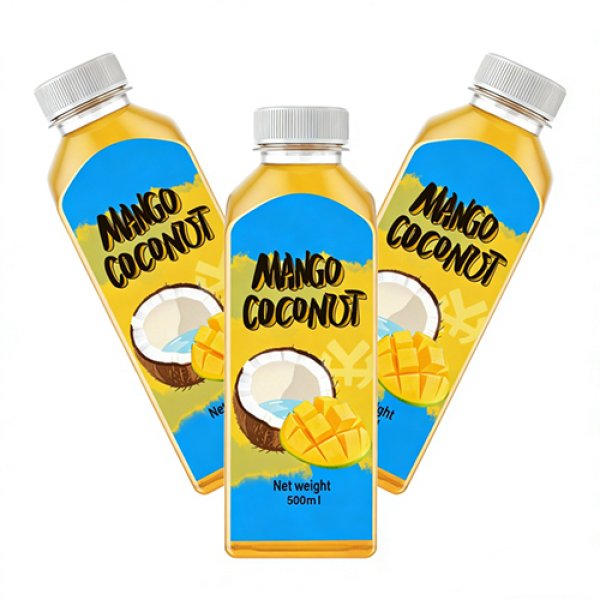 500ml PET Bottle Mango Coconut Blended Fruit Juice (3460)