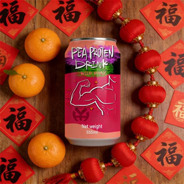 355ml Wild Berry Mixed Berries Pea Protein Drink (3436)