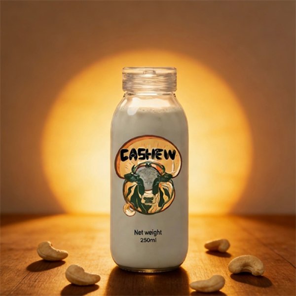 500ml Glass Bottle Cashew Milk (3403)
