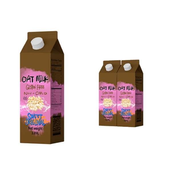 1.89L Gable Top Carton Sweet Original Oat Milk (3378)