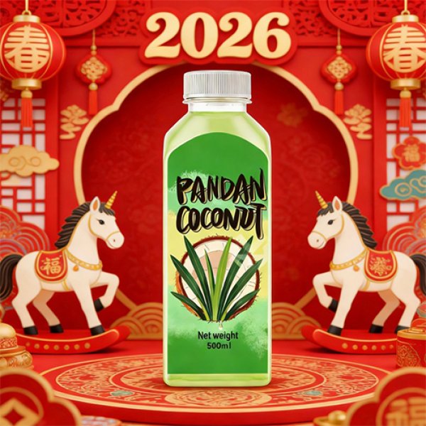 500ml PET Bottle Pandan Coconut Blended Milk (3451)
