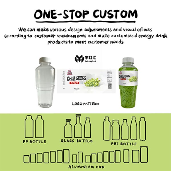 420ml PET Grape Chia Seed Juice (3272)