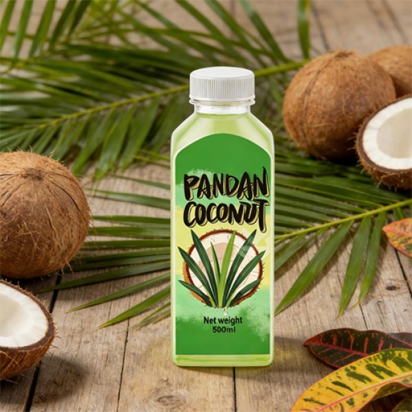 500ml PET Bottle Pandan Coconut Blended Milk (3449)