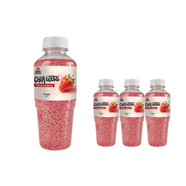 420ml PET Strawberry Chia Seed Juice (3291)
