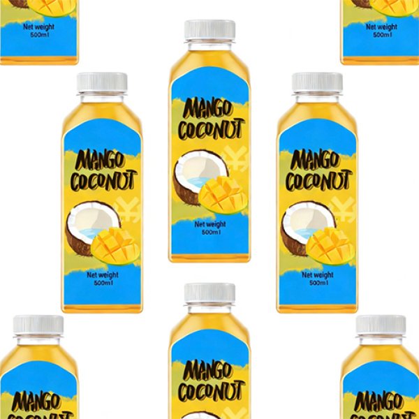 500ml PET Bottle Mango Coconut Blended Fruit Juice (3459)