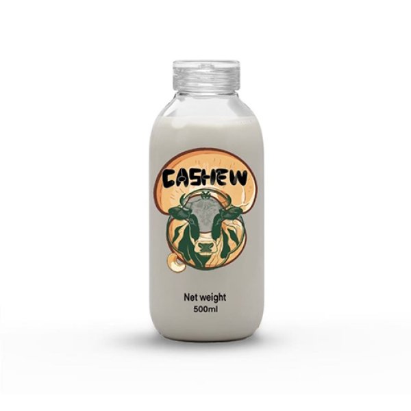 500ml Glass Bottle Cashew Milk